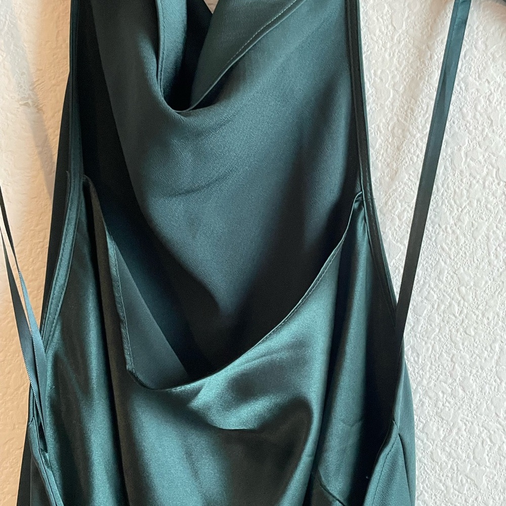Gianni Bini Dark Green Mini Dress - Picture 6 of 10